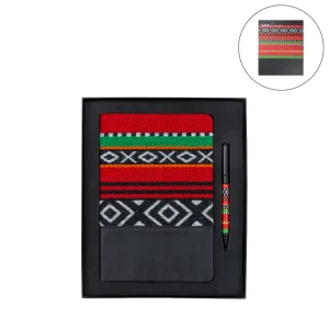 Notebook and Pen Giftset in Traditional SADU Designs