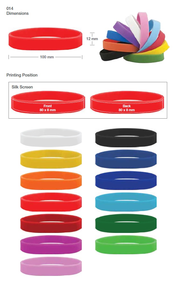 Wristband Printing Details