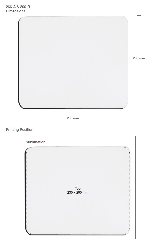 Mousepad Printing Details