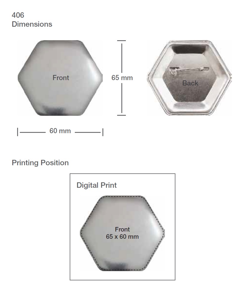 Button Badge Printing Details