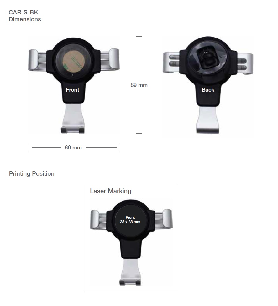 Car Mount Printing Details