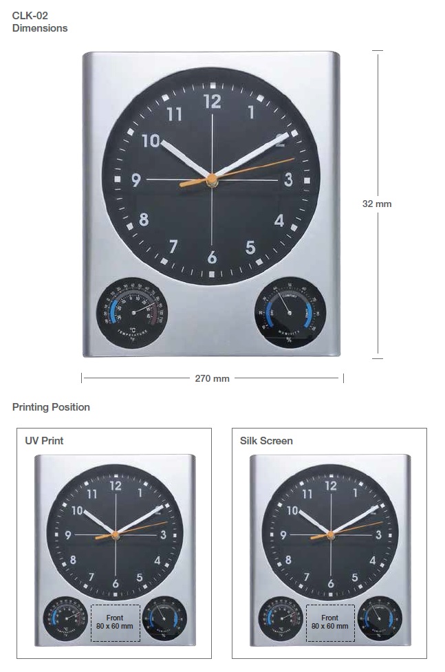 Wall Clock Printing Details