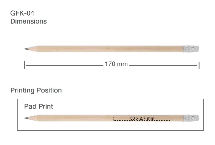 Pencils Printing Details