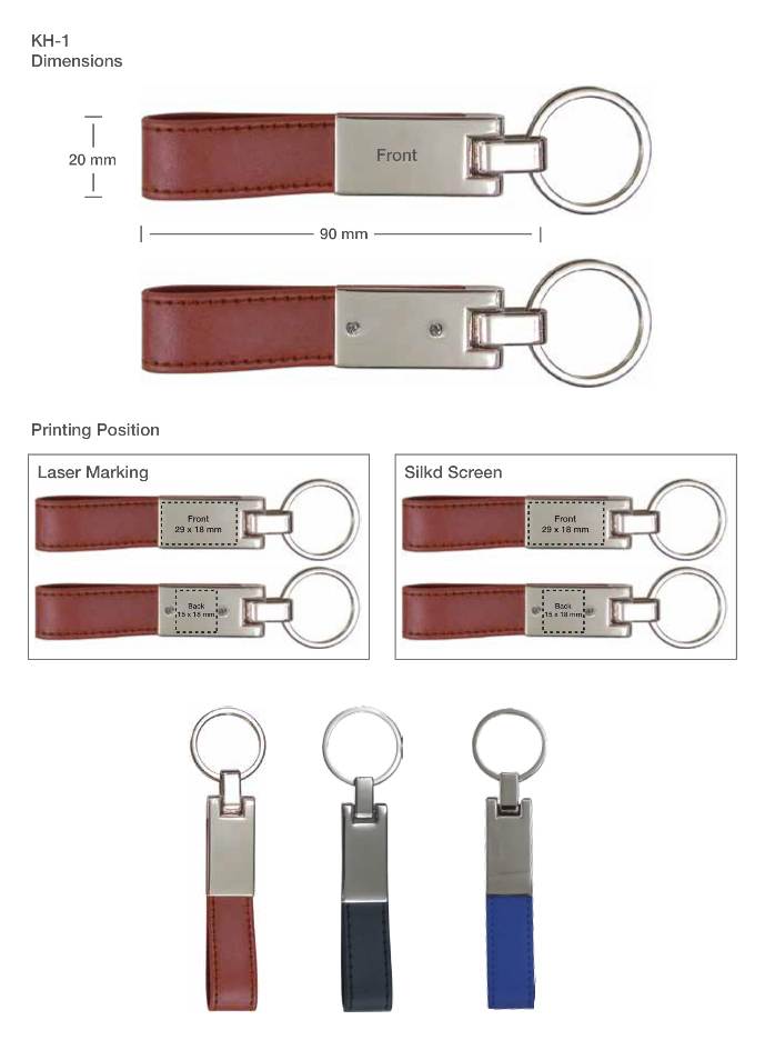 Key Holder Printing Details