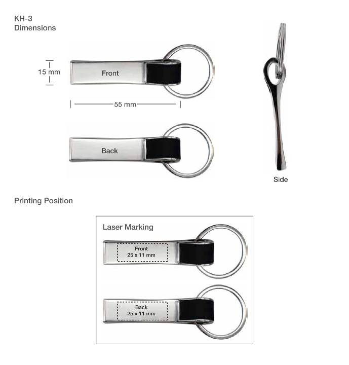 Key Holder Printing Details