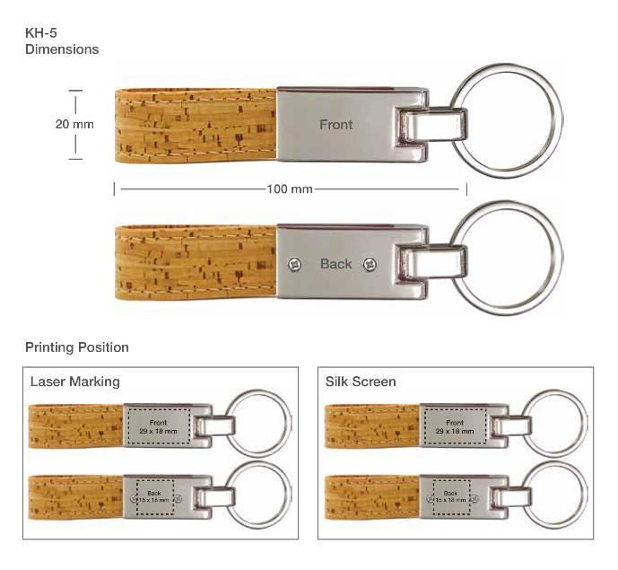 Key Holder Printing Details