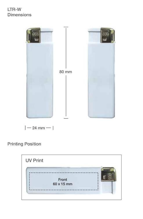 Lighter Printing Details