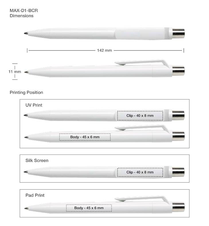 Pen Printing Details