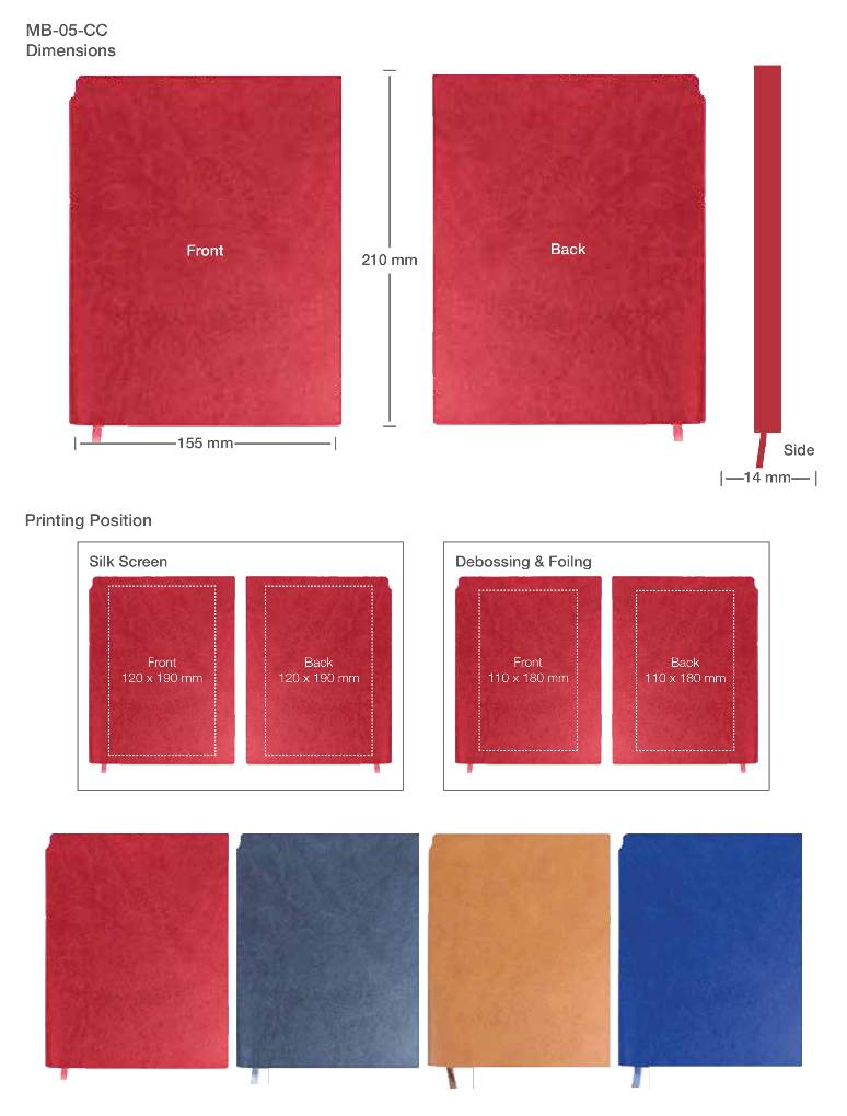 Notebook Printing Details