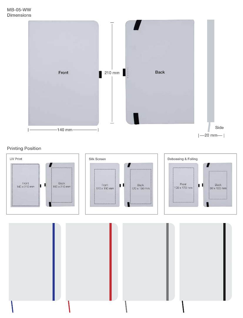 Notebook Printing Details