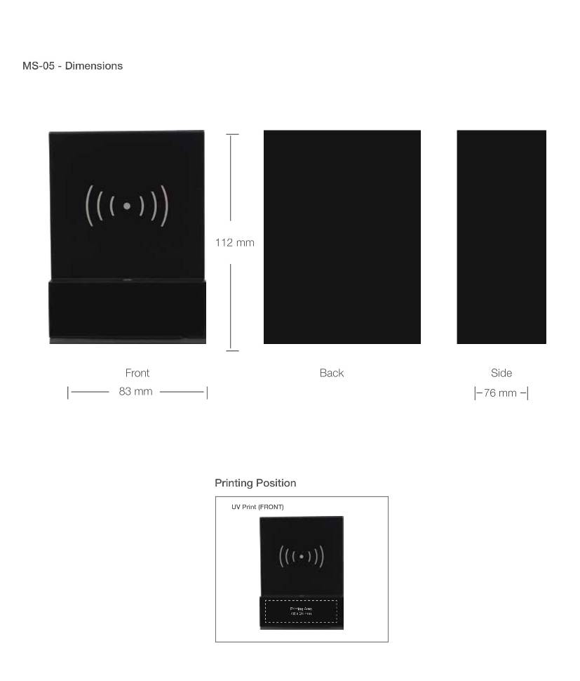 Speaker Printing Details