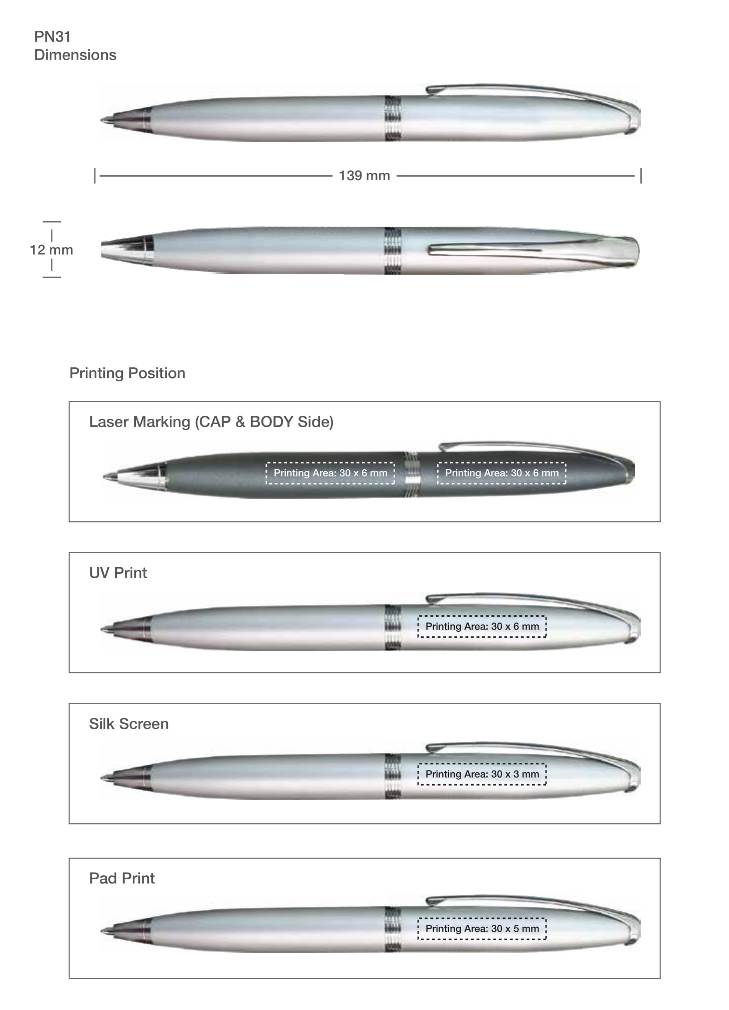 Pen Printing Details