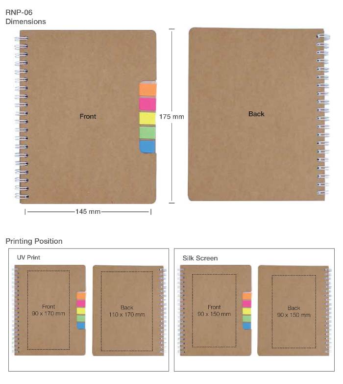 Notebook Printing Details