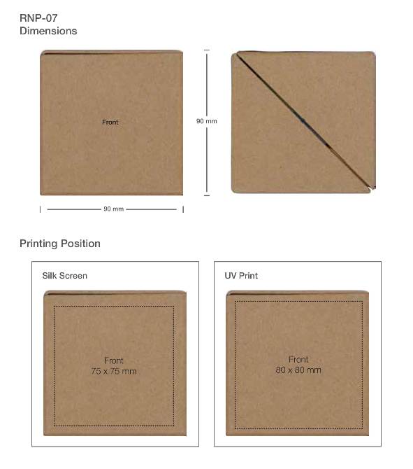 Cube Box Printing Details