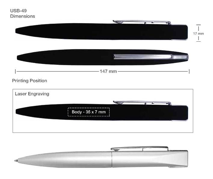 USB Pen Printing Details