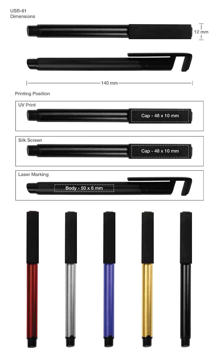 USB Pen Printing Details